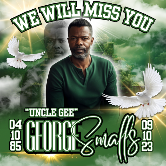 Single Green Memorial Editable Image