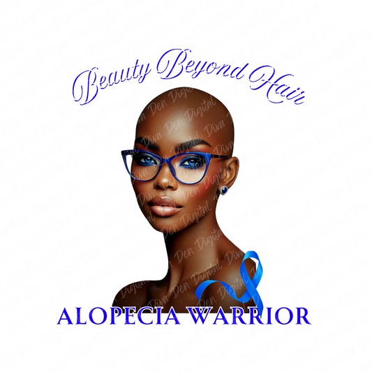 Beauty Beyond Hair Alopecia Warrior PNG